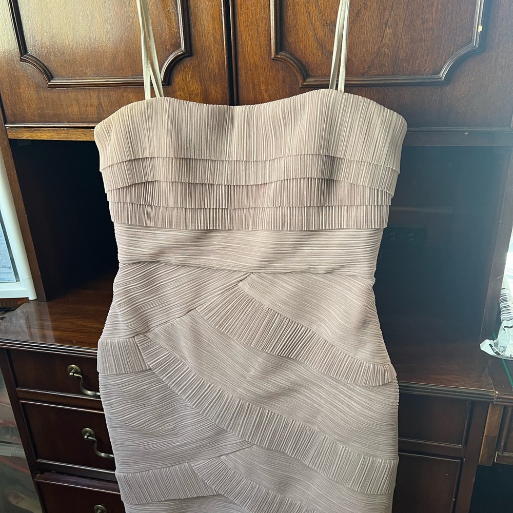 Cocktail dress putty/light mauve worn once